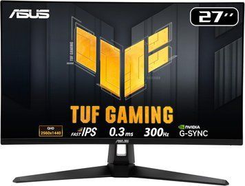 Monitor 27 ASUS TUF Gaming VG27AQM5A, Black, IPS, 2560x1440 WQHD, 300Hz, G-Sync+FreeSync, 1msGTG, 300cd, CR1300:1, HDR10, HDMI+DP+USB+TypeC, Speakers, 2xHDMI 2.1, 1x DP 1.4 248593 DOXYTERRA.md foto