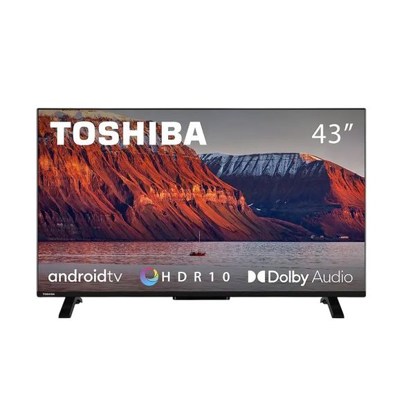 43 LED SMART TV TOSHIBA 43LA2363DG, 1920x1080 FHD, Android TV, Black, SMART TV (Android TV 11), 3 HDMI, 2 USB, DVB-T/T2/C/S2, Optical input, OSD Language: ENG, RO, RU, Dolby Audio Speakers 2x8W, VESA 100x100, 8 kg BLFR 222218 фото