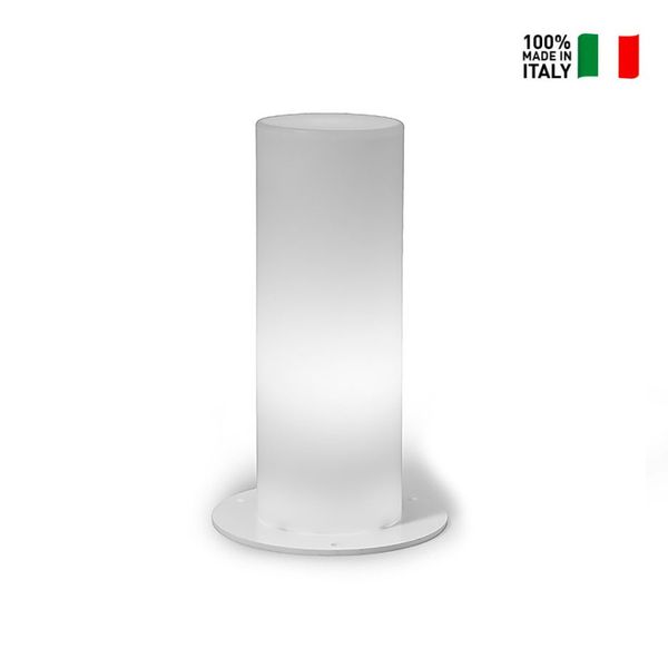 Lampa stalp de podea de exterior LYXO VERTIGO column H. 55 cm with Led light outdoor - wire - plastic base LA310-LOR055-019 included LED E27 10W 6500K (Lampa de podea de exterior cu bază din plastic - cu fir) 30117 foto