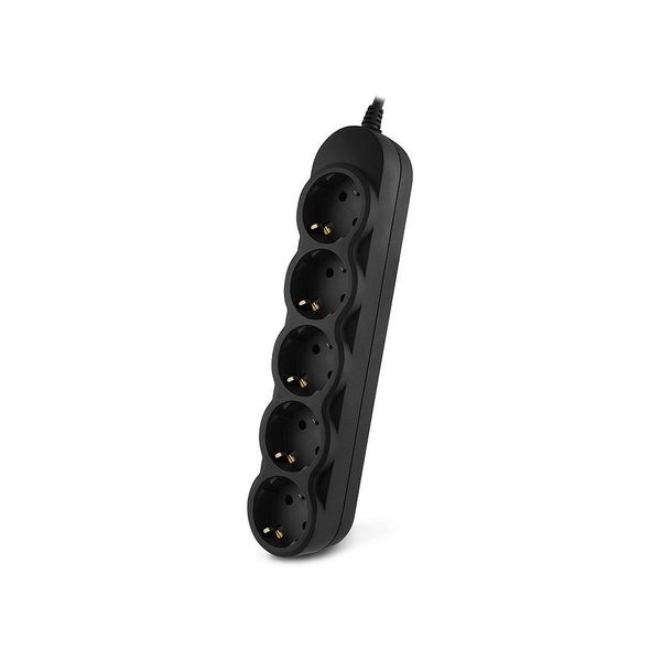 Priza cu protectie - prelungitor pentru UPS Power strip SVEN EX-I5 black 1.8 m for UPS, 5 Sockets, Black (Priza cu protectie - prelungitor/basic surge protection) 30355 foto