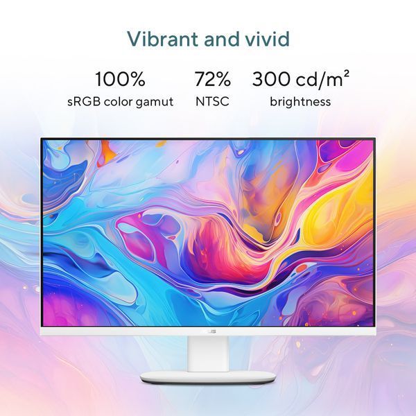 Моноблок Asus AiO VM670KA White, 27.0 FHD (1920 x 1080), Ryzen AI 7 350, 2,0-5.0GHz, 32GB, 1TB SSD, Integrated AMD Radeon 860M, Wi-Fi 7(802.11be) (Triple band) 2*2 + Bluetooth 5.4, 5MP cam, USB, HDMI, LAN, wireless Keyb, No OS, VM670KA-WPE0060 250577 DOXYTERRA.md фото