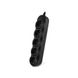 Priza cu protectie - prelungitor pentru UPS Power strip SVEN EX-I5 black 1.8 m for UPS, 5 Sockets, Black (Priza cu protectie - prelungitor/basic surge protection) 30355 foto 1