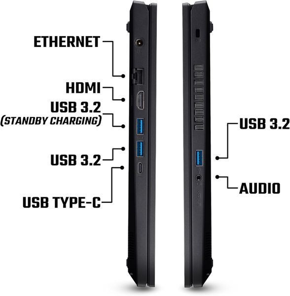 Laptop Acer 15.6 Nitro V 15 AI ANV15-42 Obsidian Black, AMD Ryzen 7 7445HS, 16Gb, 512Gb, GeForce RTX 4050 6Gb, 15.6 FHD (1920x1080) 165Hz Non-glare, HDMI, Gbit Ethernet, 802.11ax, USB4, USB-A, HD Web, Linux, Illum Keyb, NH.U31EU.00A 246852 DOXYTERRA.md foto