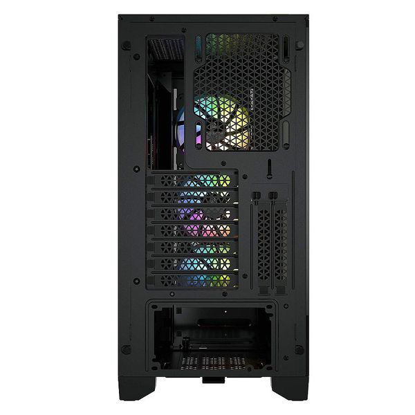 Корпус Case Middletower Corsair iCUE 4000X RGB Tempered Glass Mid-Tower ATX Case Black no PSU, Gaming, USB 3.1 Type-C, USB 3.0, Audio-out, 3x120mm AirGuide RGB Fans, CC-9011204-WW (carcasa/корпус) 31168 фото