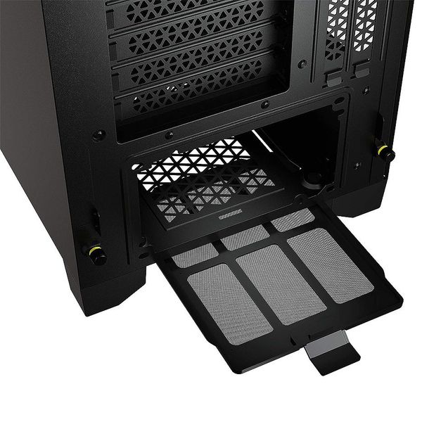 Корпус Case Middletower Corsair iCUE 4000X RGB Tempered Glass Mid-Tower ATX Case Black no PSU, Gaming, USB 3.1 Type-C, USB 3.0, Audio-out, 3x120mm AirGuide RGB Fans, CC-9011204-WW (carcasa/корпус) 31168 фото