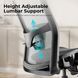 Scaun de birou ergonomic LumiVida Ergonomic Office Chair LV-CH05-18, Black, Headrest, Elastic Breathable Mesh Seat and Back, Pneumatic Seat-Height Adjustment,  Nylon Base, PU Hooded Caster, 100mm Class 4 Gas Lift, Weight Capacity 150 Kg 33421 foto 8 DOXYTERRA.md
