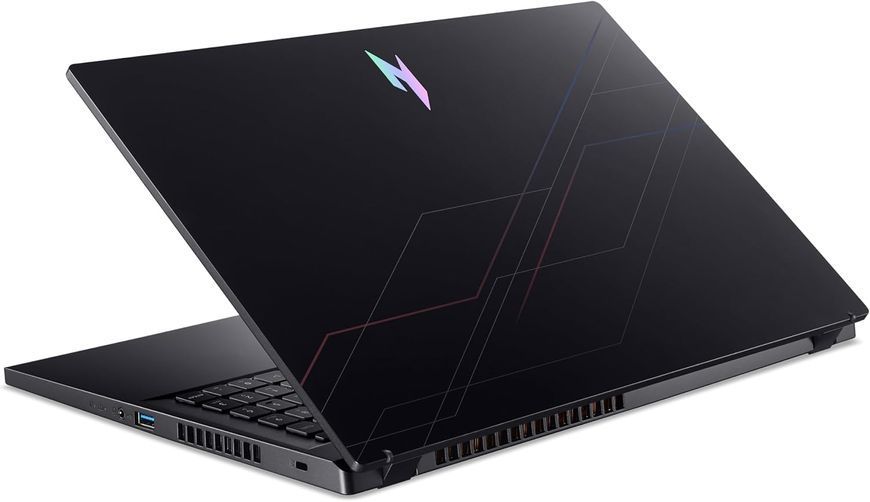 Laptop Acer 15.6 Nitro V 15 AI ANV15-42 Obsidian Black, AMD Ryzen 7 7445HS, 16Gb, 512Gb, GeForce RTX 4050 6Gb, 15.6 FHD (1920x1080) 165Hz Non-glare, HDMI, Gbit Ethernet, 802.11ax, USB4, USB-A, HD Web, Linux, Illum Keyb, NH.U31EU.00A 246852 DOXYTERRA.md foto