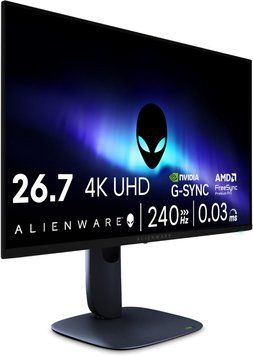 Monitor 27 DELL Alienware AW2725Q Black, OLED, 3840x2160, 240Hz, G-Sync+FreeSync, 0.5msGTG, 1000cd, HDMI+DP+USB+TypeC, Pivot 250864 DOXYTERRA.md foto