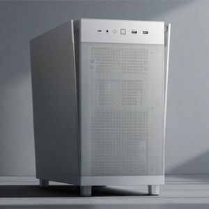 Carcasa Case ATX ASUS PRIME AP303 TG White no PSU, Tempered Glass Side, 1x120 mm Fan Rear, 2xUSB 3.2 Gen1, 1 x USB 3.2 Gen 2x2 Type C, Audio-out&Mic 33174 DOXYTERRA.md foto