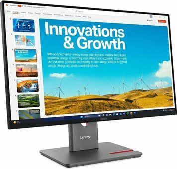 Monitor 23.8 LENOVO ThinkVision P24QD-40, Black, IPS 2560x1440 120Hz WQHD,4ms, 300cd, HDR10, HDMI+DP+USB+TypeC, LAN, Pivot 256957 DOXYTERRA.md foto