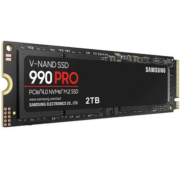 Внутрений высокоскоростной накопитель 2TB SSD PCIe 4.0 x4 NVMe 2.0 M.2 Type 2280 Samsung 990 PRO MZ-V9P2T0BW, Read 7450MB/s, Write 6900MB/s (solid state drive intern SSD/внутрений высокоскоростной накопитель SSD) 31294 фото