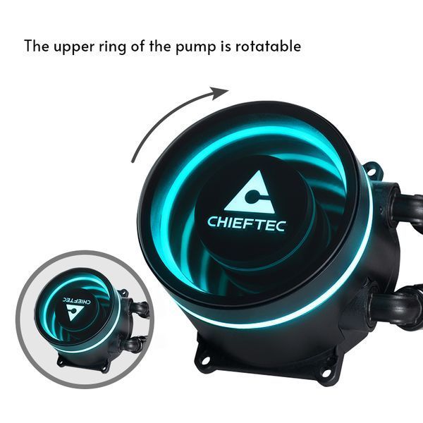 Sistem de racire cu lichid Chieftec Iceberg 360 A-RGB Multi Compatible All-In-One CPU Water Cooler, Intel 1851/1700/1200/115X AMD AM5, AM4, Pump: 1800&ndash;2700rpm, 3x120mm A-RGB Fan 500&ndash;2200rpm, Airflow 64.72 cfm, Fluid Dynamic Bearing, CLC-360-RGB 32473 DOXYTERRA.md foto