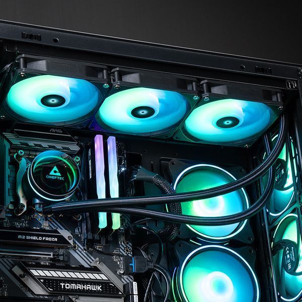 Sistem de racire cu lichid Chieftec Iceberg 360 A-RGB Multi Compatible All-In-One CPU Water Cooler, Intel 1851/1700/1200/115X AMD AM5, AM4, Pump: 1800&ndash;2700rpm, 3x120mm A-RGB Fan 500&ndash;2200rpm, Airflow 64.72 cfm, Fluid Dynamic Bearing, CLC-360-RGB 32473 DOXYTERRA.md foto