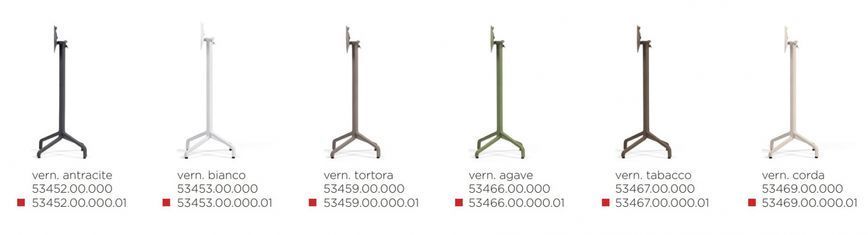 Picior (baza) de masa aluminiu pliant Nardi BASE FRASCA HIGH FOLDING vern. antracite 53452.00.000 29427 DOXYTERRA.md foto