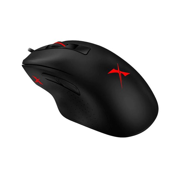 Gaming Mouse Bloody X5 Pro, 50-16000 dpi, 5 buttons, 400IPS, 50G, Ergonomic, Rubber Grips, UV surface, LOD, P-CPI, R-Hz, D-CPI, RGB, 1.8m, USB, Black (mouse/мышь) 31427 foto