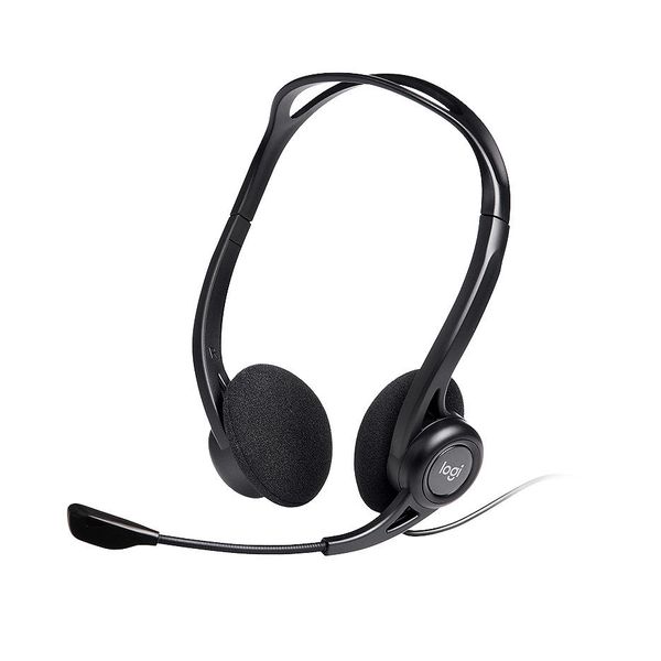 Casti cu microfon Logitech 960 Black USB PC Stereo Headset, Headset: 20–20,000 Hz, Mic: 100–16,000 Hz, 2.4m, 981-000100 (casti cu microfon/наушники с микрофоном) 11867 foto