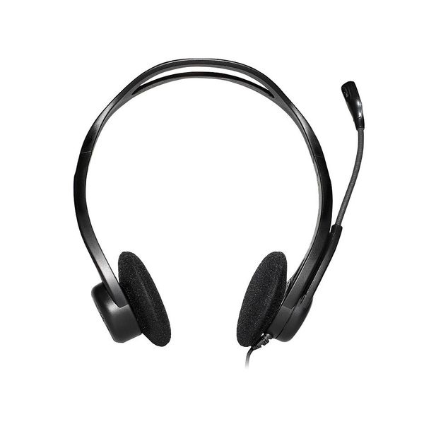 Casti cu microfon Logitech 960 Black USB PC Stereo Headset, Headset: 20–20,000 Hz, Mic: 100–16,000 Hz, 2.4m, 981-000100 (casti cu microfon/наушники с микрофоном) 11867 foto