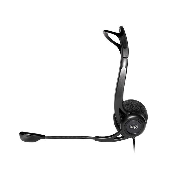 Casti cu microfon Logitech 960 Black USB PC Stereo Headset, Headset: 20–20,000 Hz, Mic: 100–16,000 Hz, 2.4m, 981-000100 (casti cu microfon/наушники с микрофоном) 11867 foto