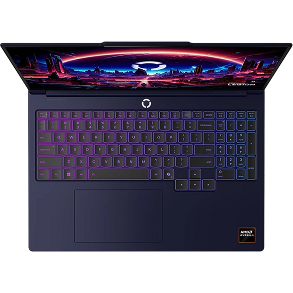 Laptop Lenovo 16.0 Legion 7 16AGP11 Black Nebula, AMD Ryzen AI 9 HX 470, 32Gb LPDDR5X-8533, 1Tb, GeForce RTX 5070 12Gb, 16.0 OLED WQXGA (2560x1600) 240Hz Glare, HDMI, 802.11be, USB4, USB-A, CR, IR 5MP Web, No OS, Illum RGB Keyb, 83Q80032RK 268523 DOXYTERRA.md фото