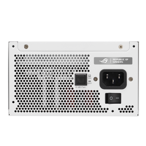 Блок питания 1000W ATX Power supply ASUS ROG-STRIX-1000P-GAMING-WHITE, 1000W, 80 Plus Platinum, ATX 3.1, PCI-E Gen 5 Cable, ROG heatsinks, 135mm Axial-tech fan, dual ball fan bearings, 0dB technology, fully modular cables 33136 DOXYTERRA.md фото