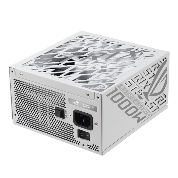 Блок питания 1000W ATX Power supply ASUS ROG-STRIX-1000P-GAMING-WHITE, 1000W, 80 Plus Platinum, ATX 3.1, PCI-E Gen 5 Cable, ROG heatsinks, 135mm Axial-tech fan, dual ball fan bearings, 0dB technology, fully modular cables 33136 DOXYTERRA.md фото