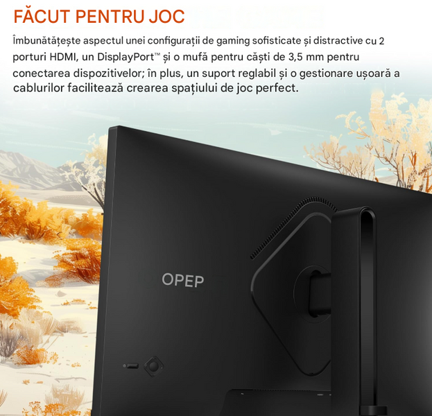 Monitor 27 HP Omen 27 G2 Black, IPS, 1920x1080 FHD, 165Hz, AdaptiveSync, 1msGTG, 400cd, HDR400, HDMI+DP, Pivot 236923 DOXYTERRA.md фото