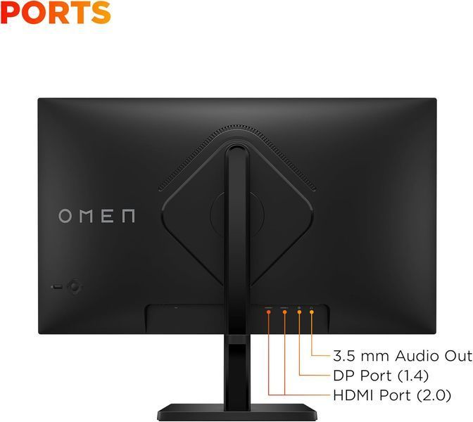 Monitor 27 HP Omen 27 G2 Black, IPS, 1920x1080 FHD, 165Hz, AdaptiveSync, 1msGTG, 400cd, HDR400, HDMI+DP, Pivot 236923 DOXYTERRA.md фото