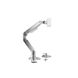 Brateck LDT81-C012 Gas Spring Monitor Arm, Polished Aluminium for 1 monitor, Clamp/Grommet, 17"-49", Tilt Range +50° ~ -20°; Swivel Range +90° ~ -90°; Screeen Rotation 360°, VESA: 75x75, 100x100, Arm Extend: 482mm, Weight Capacity per screen up to 20 Kg 32028 foto 1