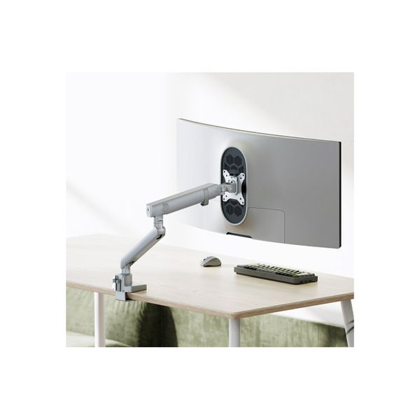 Brateck LDT84-C012 Mechanical Spring Monitor Arm for 1 monitor, Clamp/Grommet, 17"-40", Tilt Range +45° ~ -45°; Swivel Range +90° ~ -90°; Screeen Rotation 360°, VESA: 75x75, 100x100, Arm Extend: 467mm, Weight Capacity per screen up to 12 Kg 32034 foto