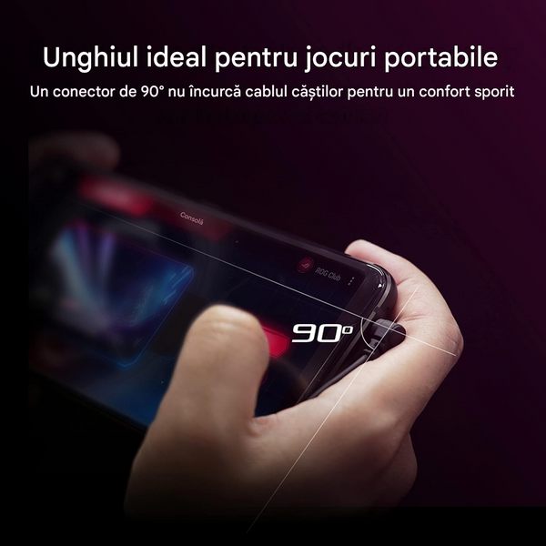 Casti gaming cu fir Gaming Earphones Asus ROG Cetra II Core Black 90YH02V1-B2UA00 137225 DOXYTERRA.md foto
