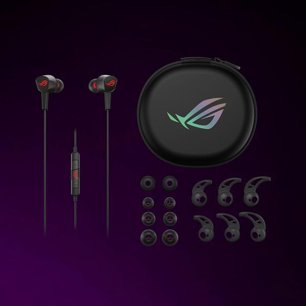 Casti gaming cu fir Gaming Earphones Asus ROG Cetra II Core Black 90YH02V1-B2UA00 137225 DOXYTERRA.md foto