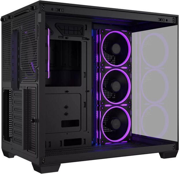 Carcasa Case ATX ASUS A32 PLUS TG ARGB Black no PSU, Tempered Glass Front & Side, 3x120 mm ARGB Fans Side, 1x120 mm ARGB Fan Rear, 2xUSB 3.0, USB 3.2 Gen2 Type C, Audio-out&Mic  33178 DOXYTERRA.md foto