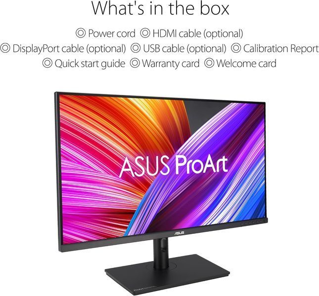 Monitor 32 ASUS ProArt PA328QV HDR Professional Monitor IPS 2K 16:9, 0.272mm, 5ms, 100% sRGB / 100% Rec. 709 color space coverage, HDR10, Pivot, Speakers 2Wx2, H:112KHz, V:75Hz, 31.5" 2560x1440 QHD, DP 1.2/2xHDMI 2.0, USB Hub 33309 DOXYTERRA.md foto