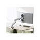 Brateck LDT84-C012 Mechanical Spring Monitor Arm for 1 monitor, Clamp/Grommet, 17"-40", Tilt Range +45° ~ -45°; Swivel Range +90° ~ -90°; Screeen Rotation 360°, VESA: 75x75, 100x100, Arm Extend: 467mm, Weight Capacity per screen up to 12 Kg 32034 фото 2