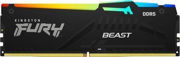 Оперативная Память 32GB DDR5 Kingston HyperX FURY Beast RGB Black KF556C36BBEA-32 DDR5 PC5-44800 5600MHz CL36-38-38, Retail 33713 DOXYTERRA.md фото
