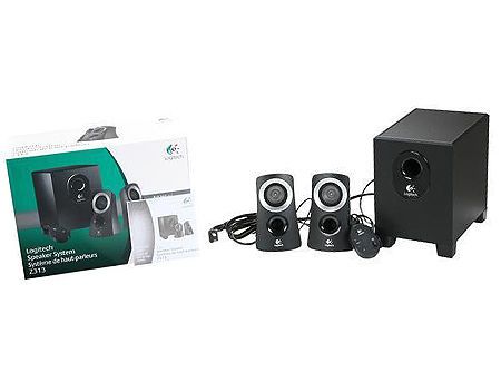 Boxe Logitech Z313 Black Compact 2.1 Speaker System ( RMS 25W, 15W subwoofer, 2x5W satel. ), 40Hz - 20kHz, 980-000413 (boxe sistem acustic/колонки акустическая сиситема) 15092 foto