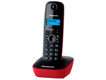 Dect Panasonic KX-TG1611UAR, Red, AOH, Caller ID (telefon fara fir DECT/ DECT телефон) 16182 фото