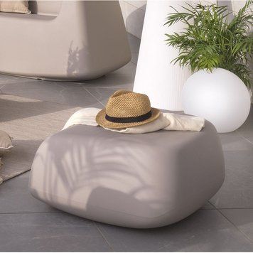 Pouf LYXO SUGAR POUF TAUPE PU301-CM0079-120 (Taburet pouf) 30780 DOXYTERRA.md foto