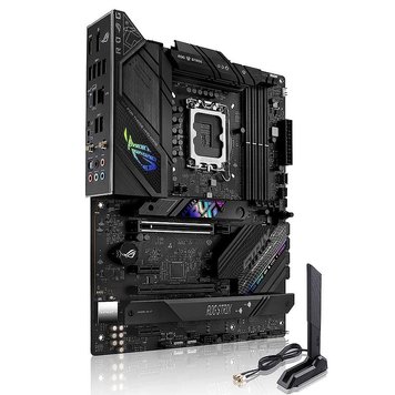 Материнская плата ASUS ROG STRIX B760-F GAMING WIFI Intel B760, LGA1700, Dual DDR5 7800+MHz, PCIe 5.0 x16, Display Port/HDMI, USB3.2, USB Type-C, SATA RAID, 3 x M.2 slots PCIe 4.0 x4, SB 8-Ch., 2.5Gb Ethernet, Wi-Fi 6E 802.11ax, Aura Sync RGB Lighting 31721 фото