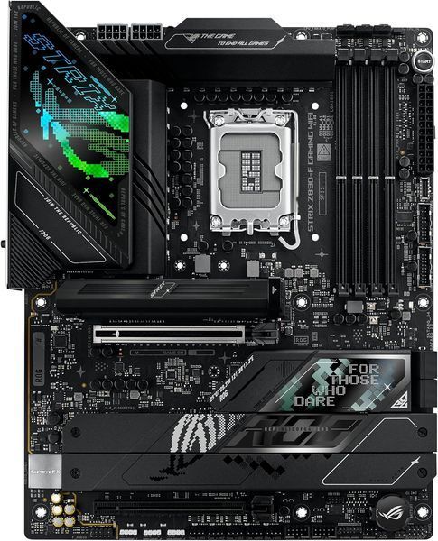 Placa de baza ASUS ROG STRIX Z890-F GAMING WIFI Intel Z890, LGA1851, Dual DDR5 9066+ MHz, PCIe 5.0 x16, PCIe 4.0 x16, DP/HDMI/2xThunderbolt4, PCIe RAID, SATA RAID, M.2 PCIe 5.0 x4, 4xM.2 slots PCIe 4.0 x4, SB 8-Ch., Wi-Fi 7 802.11be&BT5.4, 2.5Gb Ethernet, 33139 DOXYTERRA.md foto