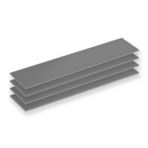 Pad Termic Arctic Premium Performance Thermal Pad TP-4 Grey 4 Pack, 120x20mmx1mm, Continuous Use Temperature -40-150&deg;C, 3.4 g/cmі, ACTPD00066A 33543 DOXYTERRA.md foto