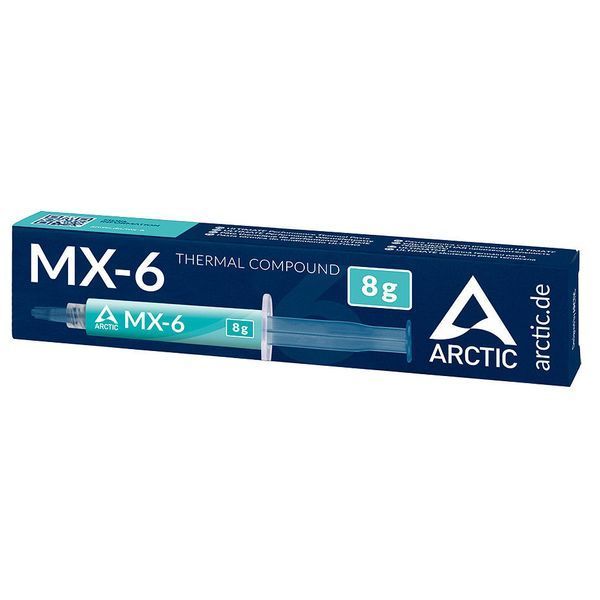 Pasta Termica Arctic MX-6 ULTIMATE Performance Thermal Paste 8g, Continuous Use Temperature -50-150C, Viscosity 45000 poise, Density 2.6 g/cm3, ACTCP00081A 31615 DOXYTERRA.md foto