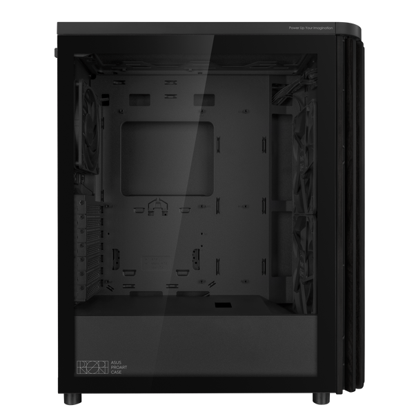 Компьютерный корпус Case ATX ASUS ProArt PA401 Wood Edition - Tempered Glass Panel Black no PSU, Tempered Glass Side, 2x160 mm Fans Front, 1x120 mm Fan Rear, 2xUSB 3.2 Gen1, USB 3.2 Gen2 Type C, Audio-out&Mic 32616 DOXYTERRA.md фото
