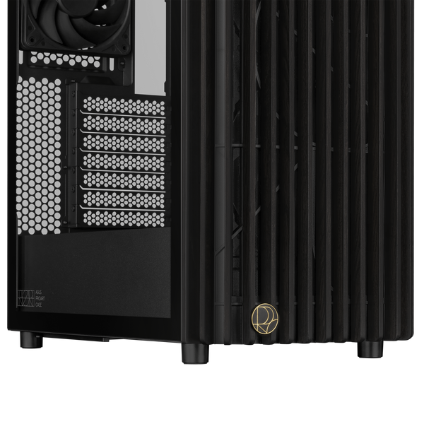 Компьютерный корпус Case ATX ASUS ProArt PA401 Wood Edition - Tempered Glass Panel Black no PSU, Tempered Glass Side, 2x160 mm Fans Front, 1x120 mm Fan Rear, 2xUSB 3.2 Gen1, USB 3.2 Gen2 Type C, Audio-out&Mic 32616 DOXYTERRA.md фото