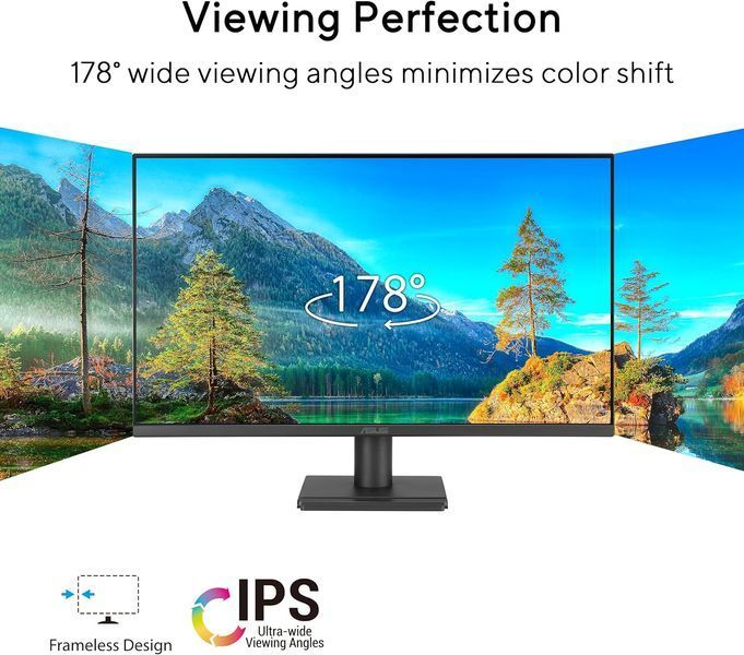 Монитор 27 ASUS VA279HG IPS Ultra-slim Frameless Monitor WIDE 16:9, 120Hz, 0.311, 1ms, Contrast 1500:1, H:30-140kHz, V:48-120Hz, 1920x1080 Full HD, HDMI 1.4/D-Sub 33345 DOXYTERRA.md фото