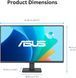 Монитор 27 ASUS VA279HG IPS Ultra-slim Frameless Monitor WIDE 16:9, 120Hz, 0.311, 1ms, Contrast 1500:1, H:30-140kHz, V:48-120Hz, 1920x1080 Full HD, HDMI 1.4/D-Sub 33345 фото 10 DOXYTERRA.md