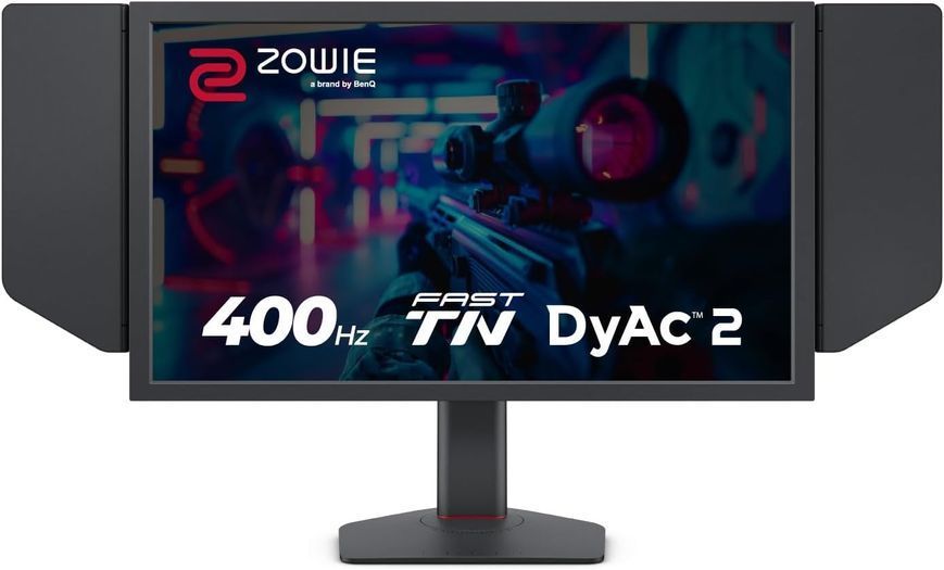 Monitor 24.5 BenQ Zowie XL2540K, Black/Red, TN, 1920x1080 FHD, 240Hz, FreeSync, 1ms, 400cd, DCR12M:1, HDMI+DP, Pivot 139126 DOXYTERRA.md foto