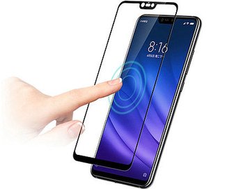 500019 Screen Geeks sticla protectie Xiaomi Mi 8 Lite Full Cover Glass Pro All Glue 4D Black (защитное стекло для смартфонов Xiaomi, в асортименте) 25539 фото