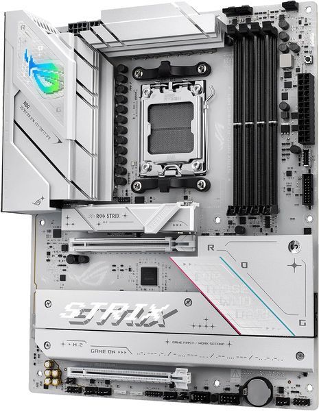 Placa de baza ASUS ROG STRIX B850-A GAMING WIFI AMD B850, AM5, Dual DDR5 8000+MHz, 2xPCIe 5.0 x16 slot, HDMI/DisplayPort, USB Type-C, SATA&PCIe RAID, M.2 PCIe 5.0 x4 Socket, 3xM.2 PCIe 4.0 x4, Wi-Fi 7 802.11be&BT, 2.5Gb Ethernet, Aura  33140 DOXYTERRA.md foto