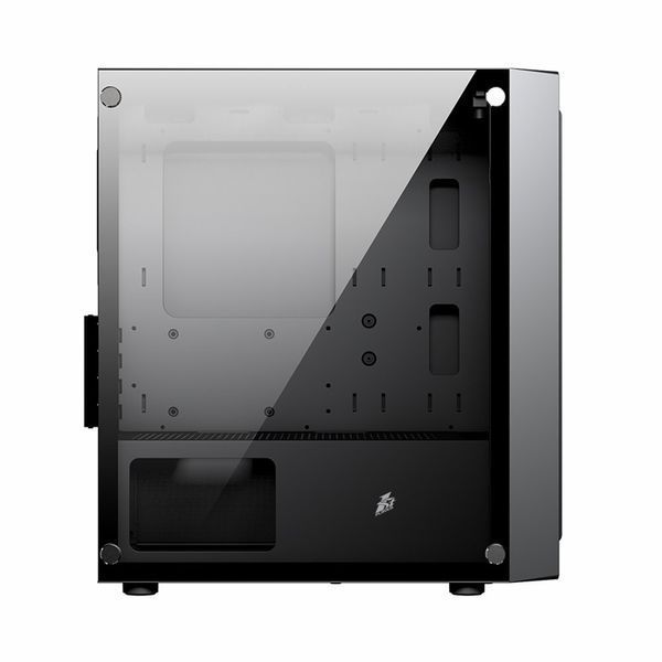 Case 1STPLAYER BS-2 BLACK, mATX w/o PSU, Tempered Glass Side Panel, Unique Front Panel, F1 ARGB fans (2xFront ,1xRear), MB Synchro, 3.5&rdquo; HDD*1 / 2.5&rdquo; SSD*2, USB3.0*1, USB2.0*2, HD AUDIO, Bottom Mount PSU, CPU max H = 155mm, VGA max L = 290mm, SPCC 0.5mm, 33380 DOXYTERRA.md foto